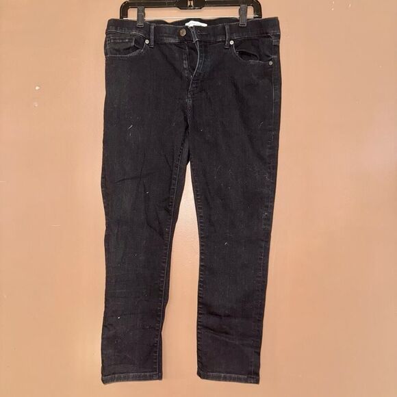 Banana Republic Men's Black Denim Skinny Ankle Jeans - Size 32P - Picture 6 of 8